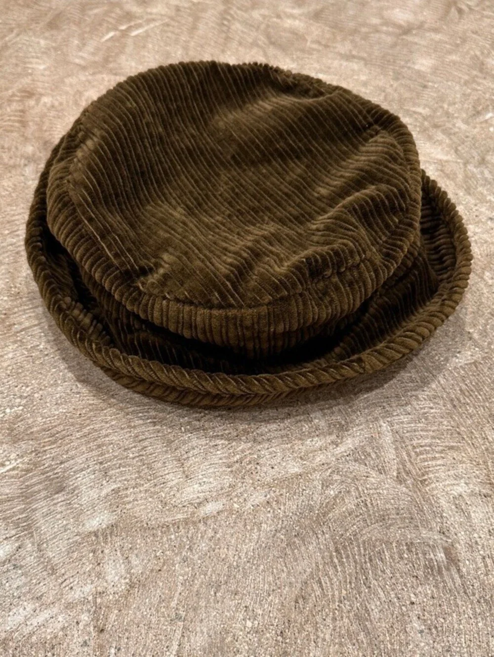 Rei Corduroy 90s Bucket Hat Vintage Green Brown Khaki American Vintage Y2K